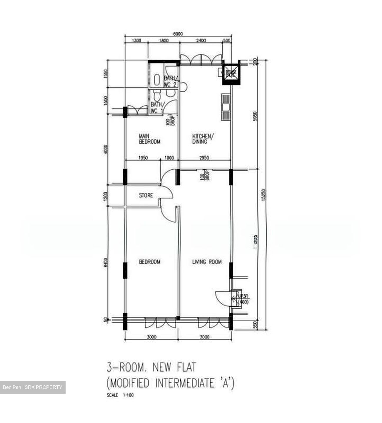 Blk 526 Bedok North Street 3 (Bedok), HDB 3 Rooms #588497411